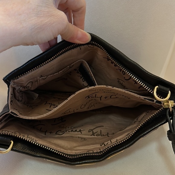 Foley + Corinna Embellished Leather Convertible Crossbody Bag - EUC - Picture 5 of 8